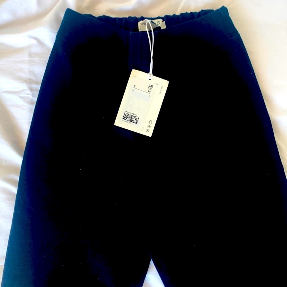 Cos Zipper Ankle Pants Black ♥️BNWT♥️